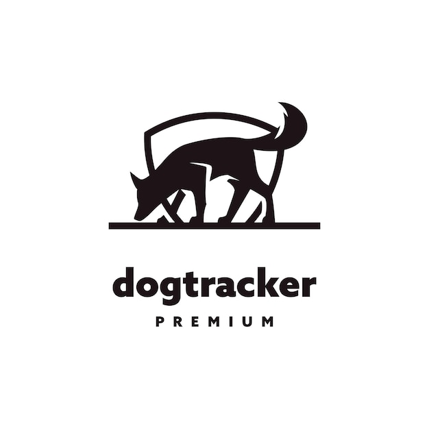 Логотип собаки-трекера
