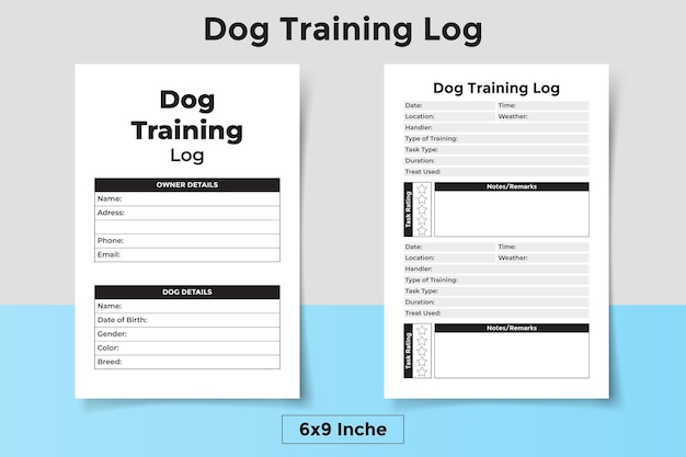 Dog Training Log