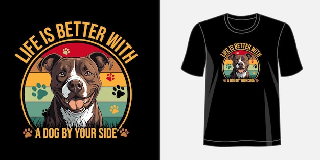 Dog Tshirt Design Dog quotes tshirt design