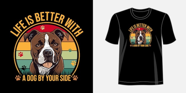 Dog Tshirt Design Dog quotes tshirt design