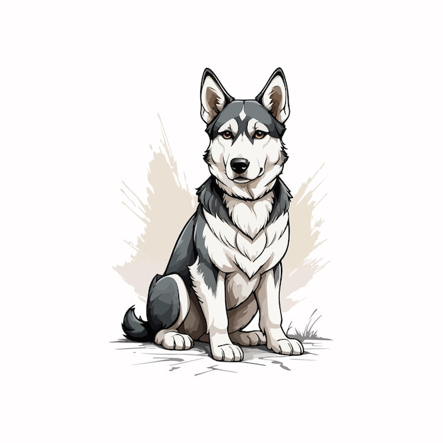 Vector dog vector file