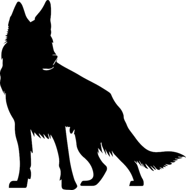 Dog Vector Silhouette 3