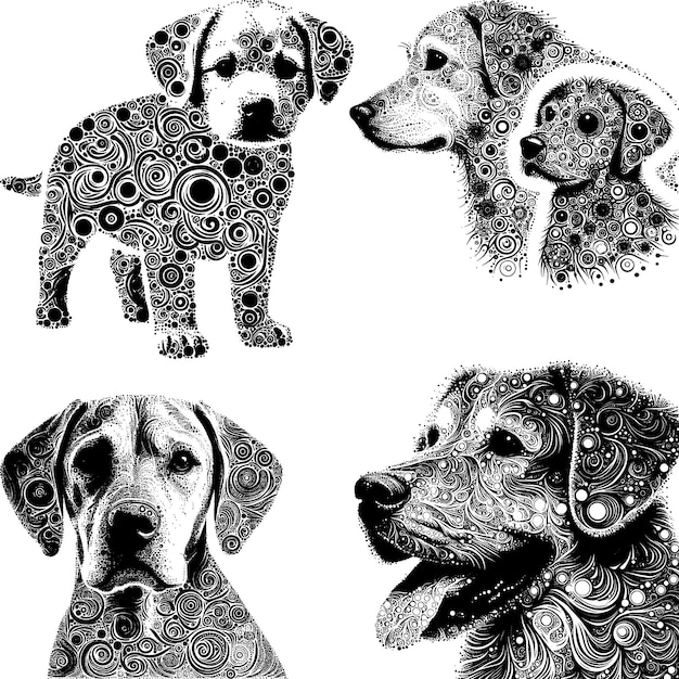 Dog vector