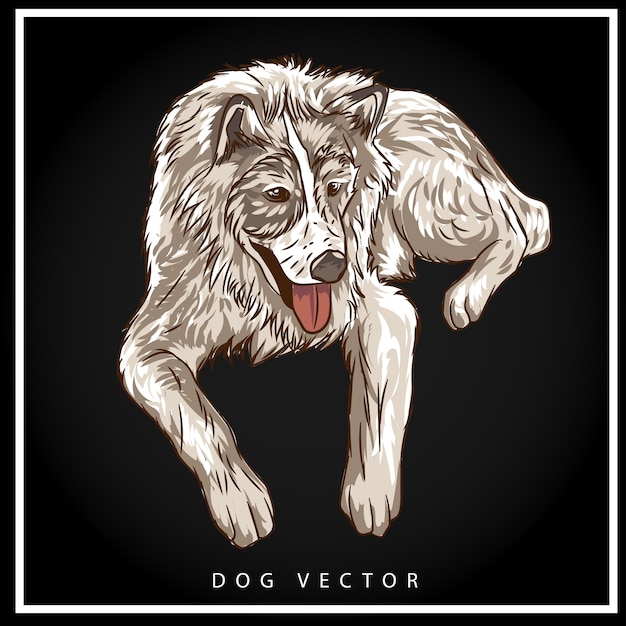 Vector dog