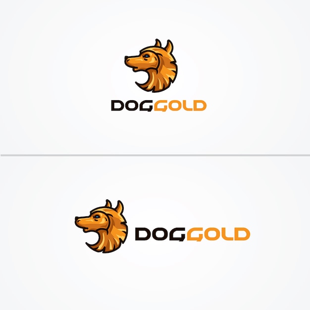 Doggold logo template