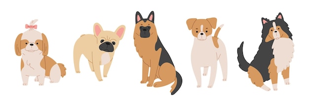 Vector dogs 4