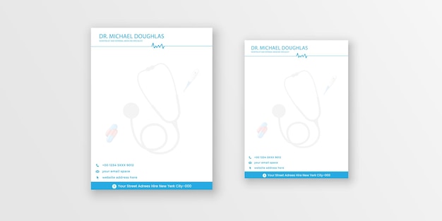 Dokter Medisch recept pad sjabloonontwerp