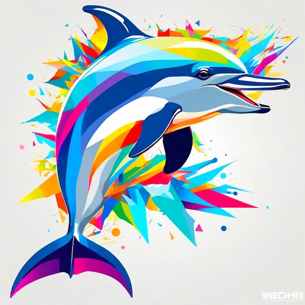 Vector dolfijn van feko