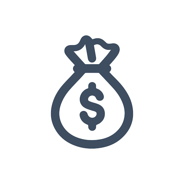 Dollar bag cash coin business buy money design