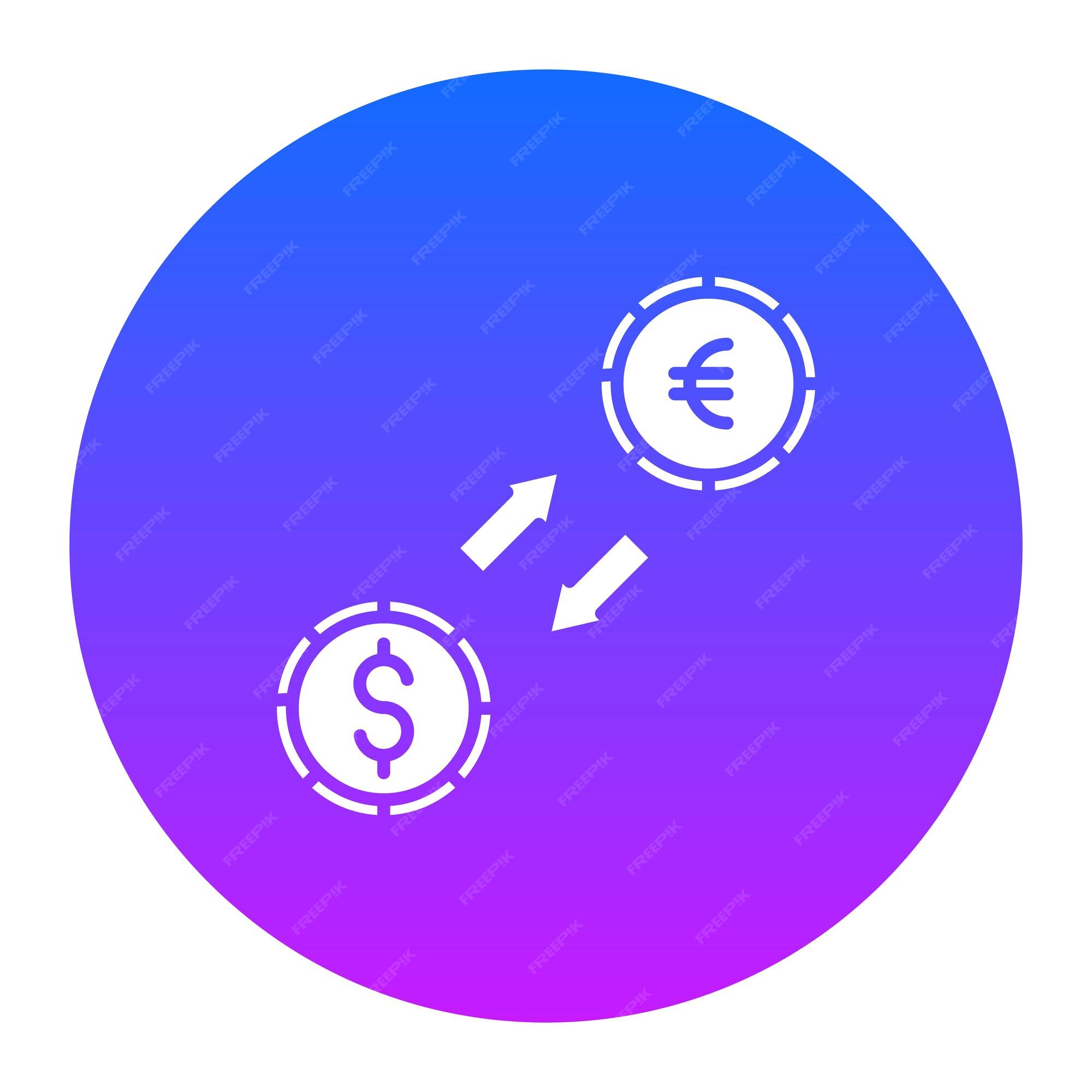 Premium Vector Dollar To Euro Convert Vector Illustration realme-c51