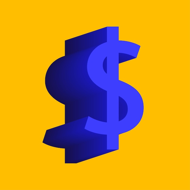 Dollar flat vector