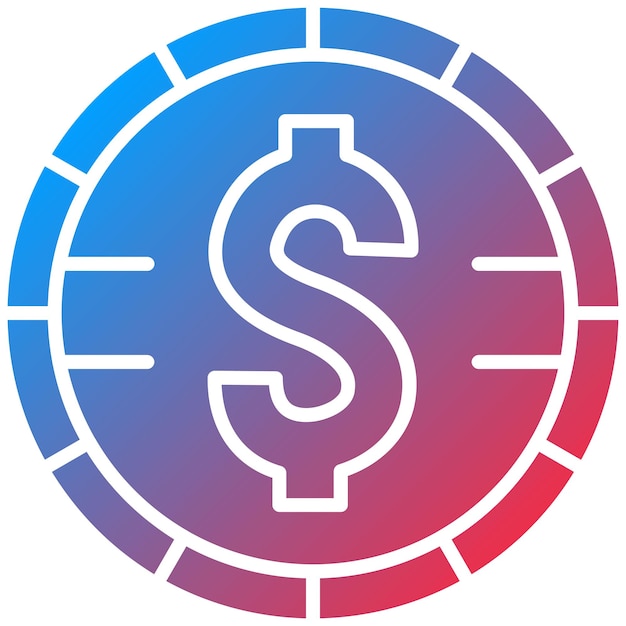 Vector dollar icon vector image can be used for fintech