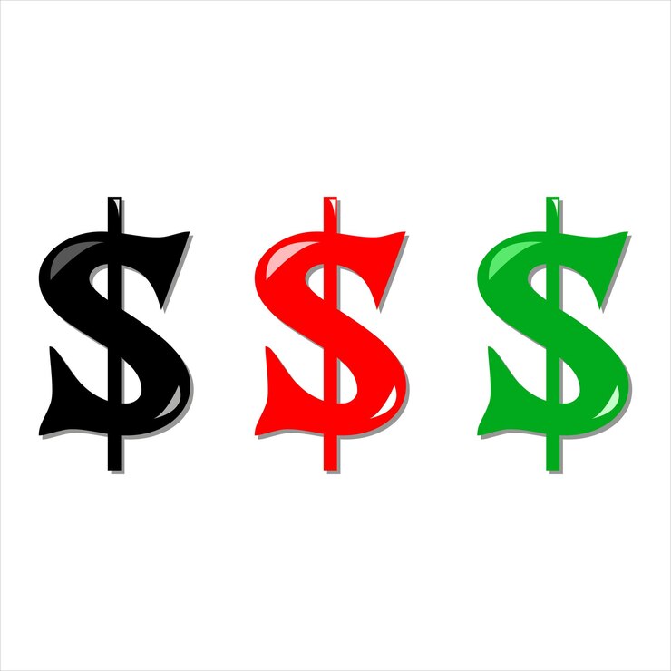 Vector dollar sign dollar bill vector logo icons