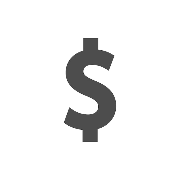 Dollarpictogram Geld teken Dollar geld cash pictogram Kassa Vector illustratie