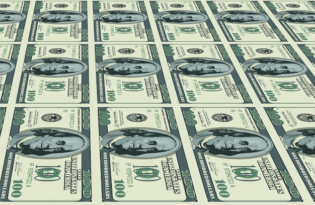 Dollars background