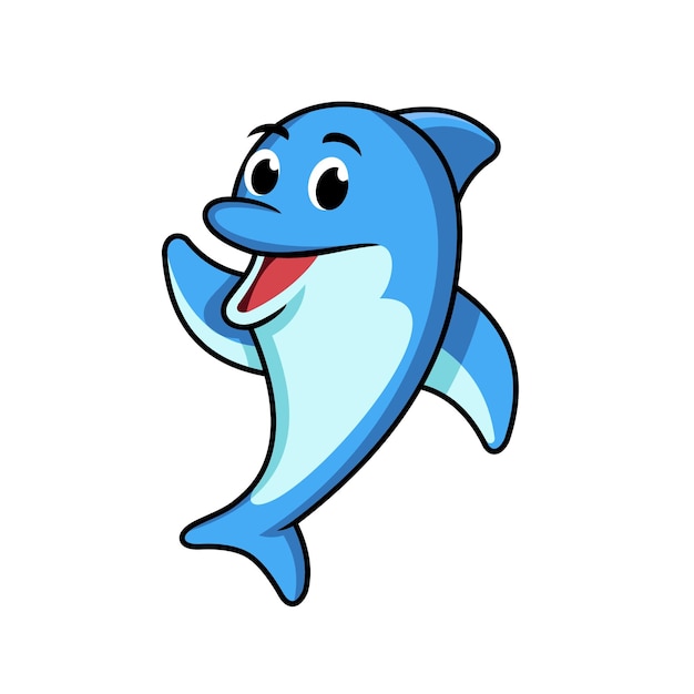 Dolphin mascot design