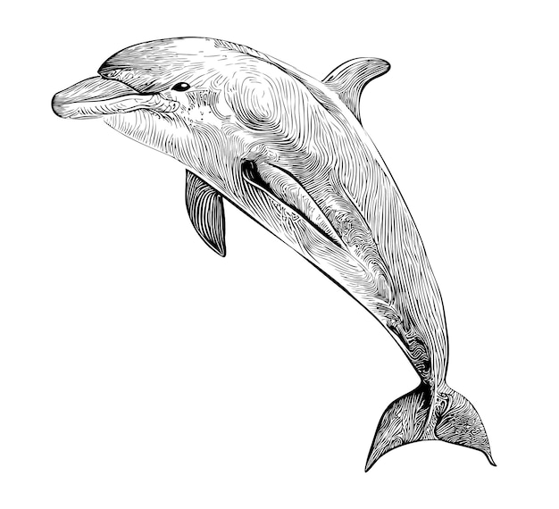 Dolphin Drawing by FantasyDreams46