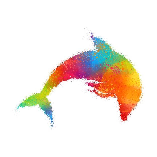 Vettore dolphin vector