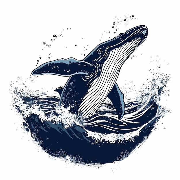 Vector dolphin watercolor tshirt