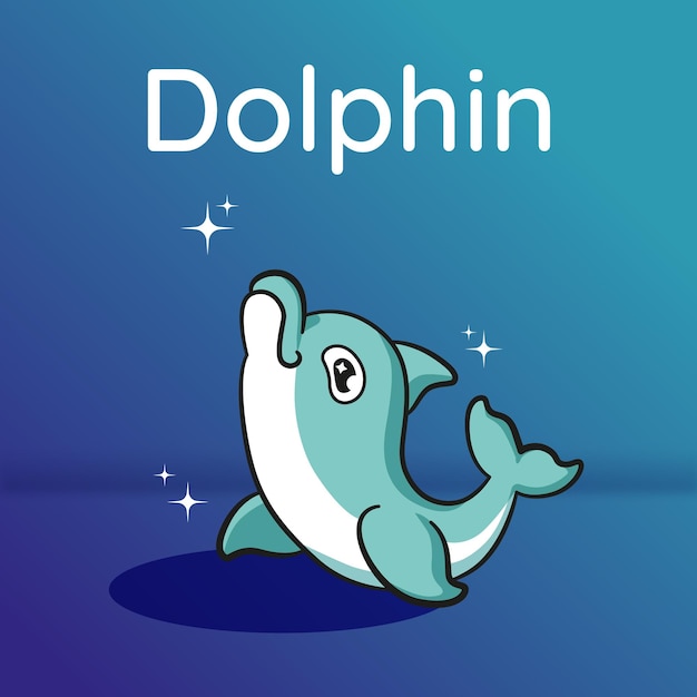 Vector dolphin