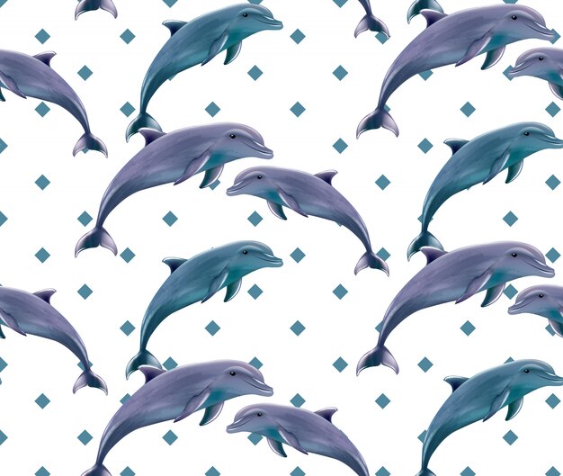 Dolphins pattern