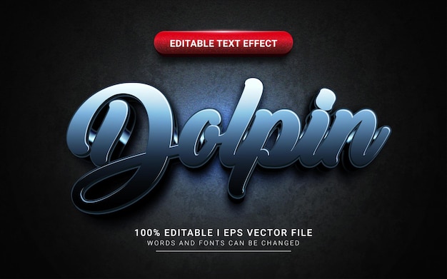 Dolpin text effect