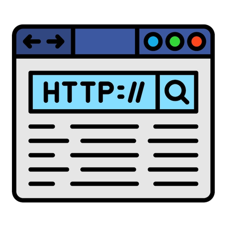 Vector domain icon