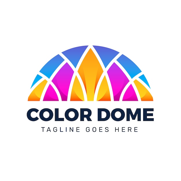 Vector dome logo template design