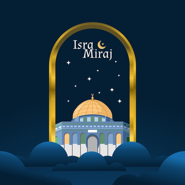 Dome of the rock vector illustration