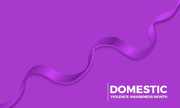 domestic violence awareness month banner poster flyer and background design template