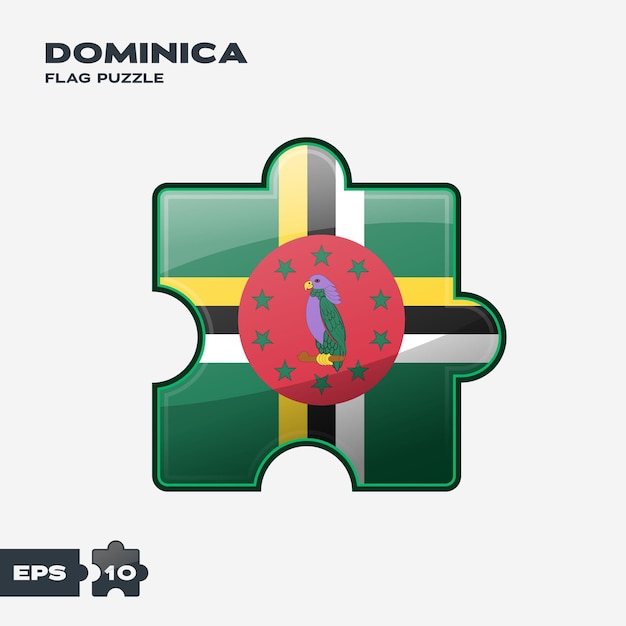 Dominica Vlag Puzzel