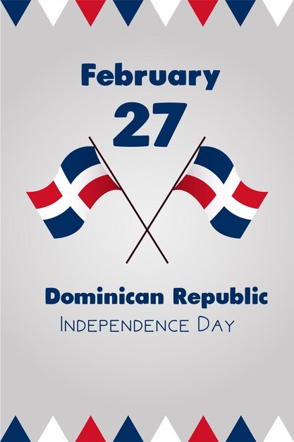 dominican republic independence day flyer