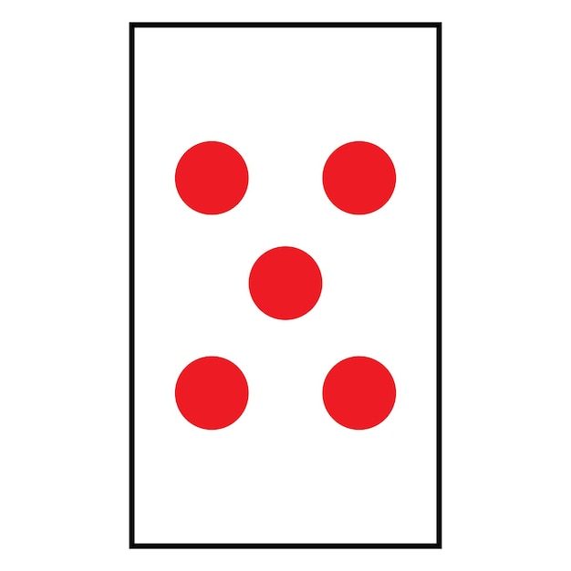 domino card icon logo vector design