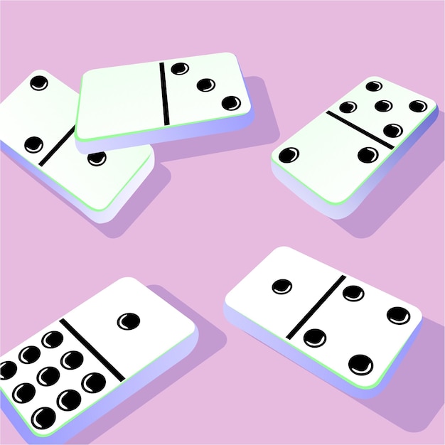 Vector dominoes game