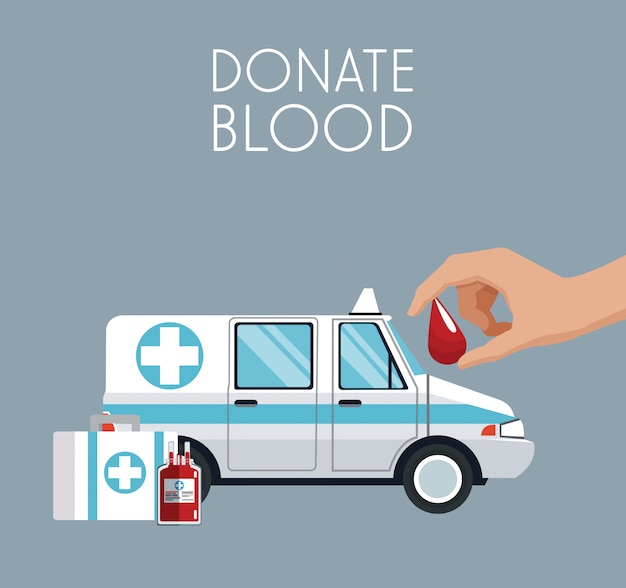 Donate blood ambulance medical emergency 