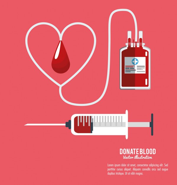 Donate blood equipment care