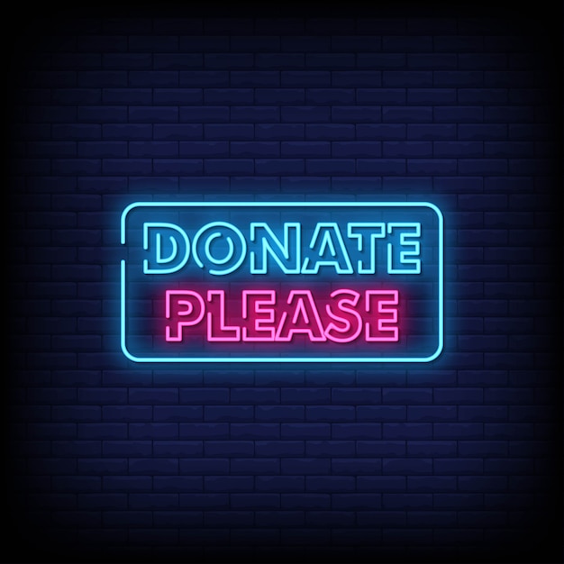 Text sign showing Please Donate. Internet Concept Supply Furnish