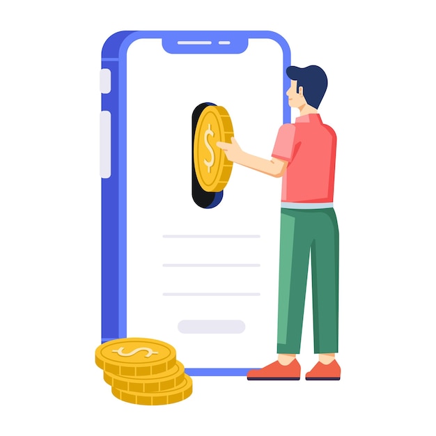 Donation and Charity Flat Illustrations