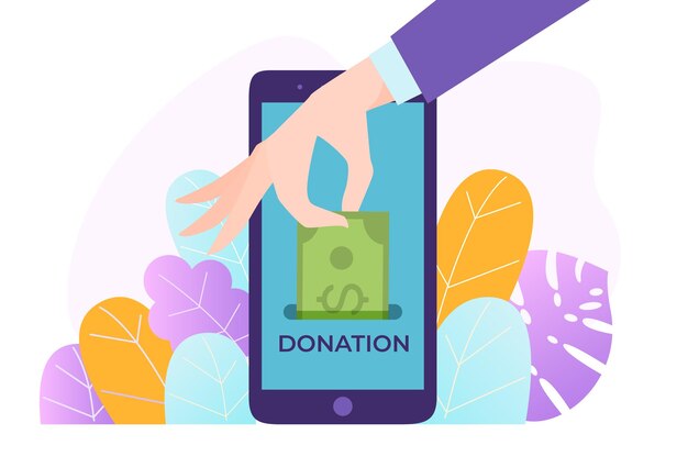 Donation mobile phone