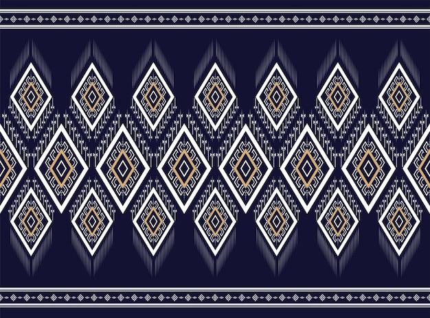 Donker geometrisch etnisch patroon traditioneel ontwerppatroon gebruikt voor rok, tapijt, behang, kleding