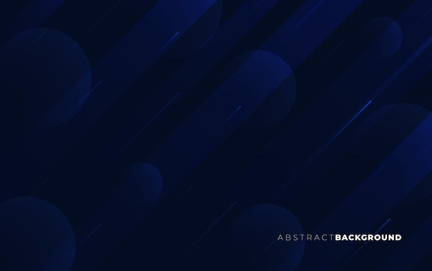 Donkerblauwe abstracte geometrische achtergrond moderne vectorillustratie