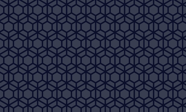 Donkerblauwe geometrische patroonachtergrond