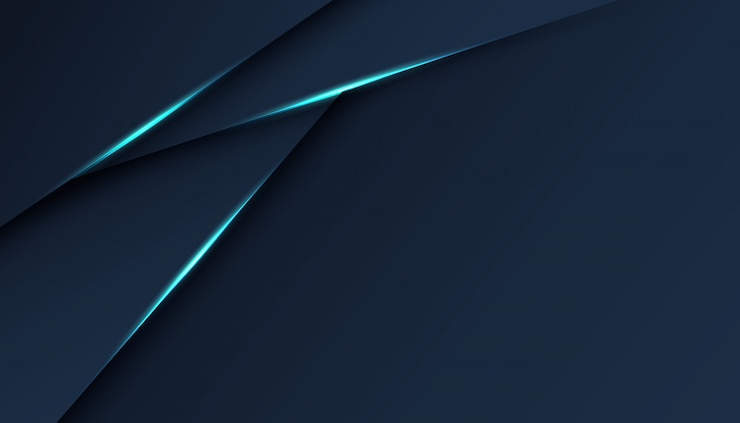 Vector donkere abstracte achtergrond met donkerblauwe overlappende lagen.