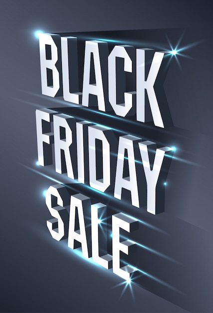 Donkere banner voor Black Friday-verkoop.