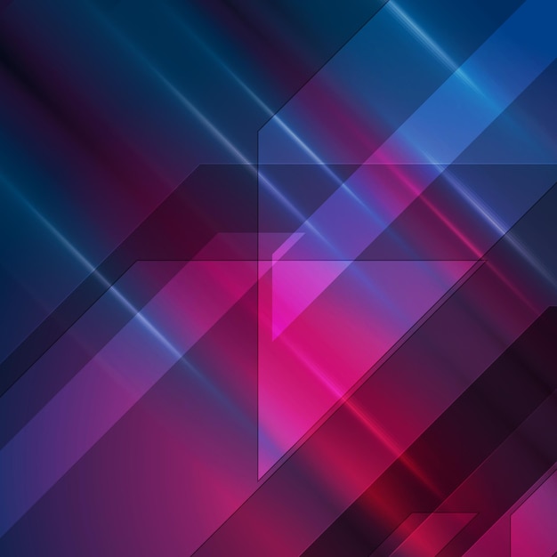 Donkere blauwe en paarse gloeiende hitech abstracte achtergrond