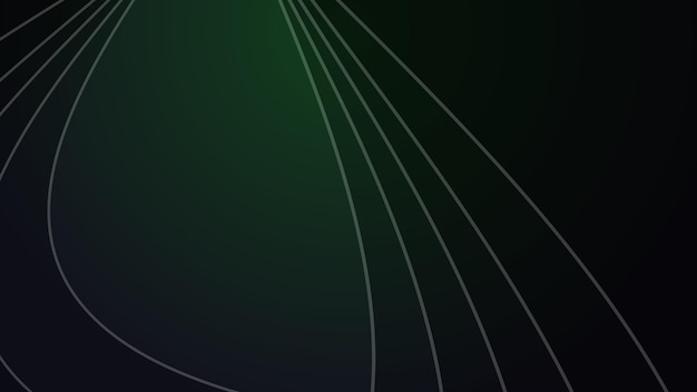 Donkere groene abstracte achtergrond behang ontwerp vector afbeelding met curve lijn voor achtergrond