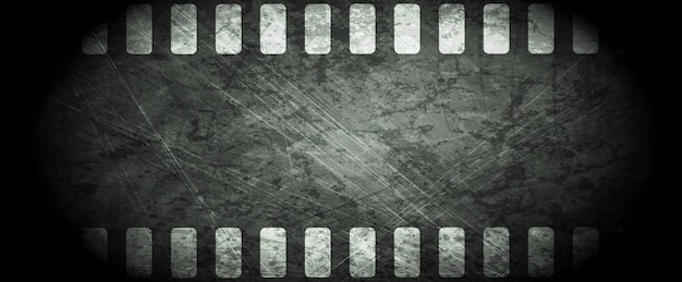 Donkere grunge filmstrip abstracte achtergrond. vector ontwerp