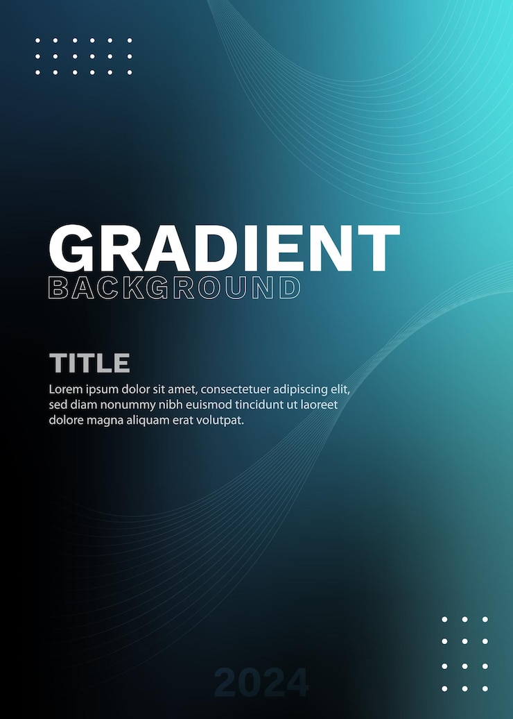 Vector donkere lijngradiënt achtergrond minimalistisch ontwerp met lijnen en gradiënt