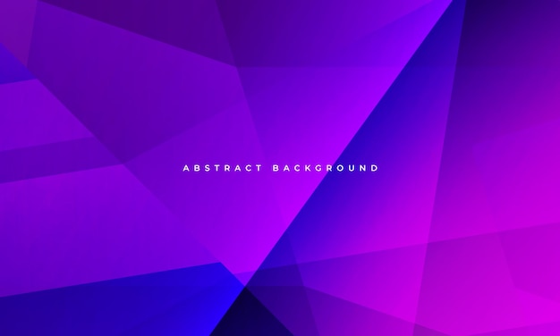 Donkerpaarse moderne abstracte achtergrondbanner met violette veelhoekige geometrische vormen vector