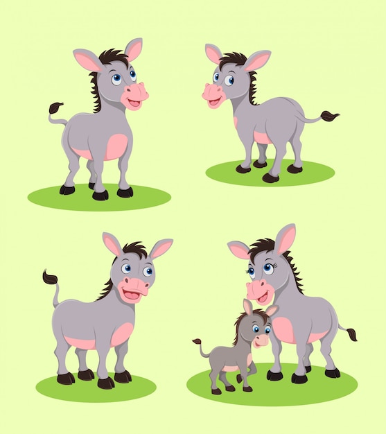 Vector donkey vector design